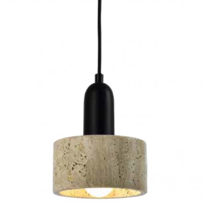 Φωτιστικό Κρεμαστό με ντουί E27 από Μάρμαρο Τραβερτίνη 4086